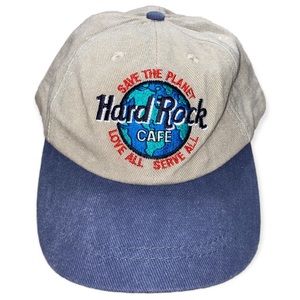 Vintage Style Hard Rock Café Nashville Two Tone Snapback Hat